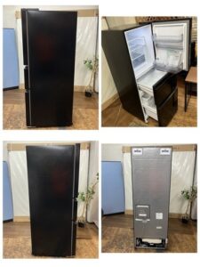 Hisense 3ドア冷蔵庫 HR-D295KBの正面
